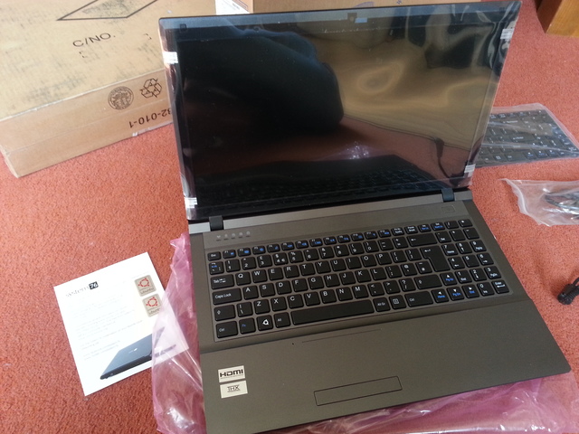 The Gazelle Pro out of its protective foam packaging